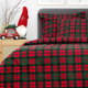 Комплект постільної білизни Homla Holly Jolly Tartan Підковдра 220 x 200 см + 2 наволочки 70 x 80 см бавовняний в клітинку Червоно-зелений (5902869942031) - зображення 12