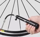 Ручной Мини Насос для мяча Велосипеда Матраса WestBiking Иголка и переходники в комплекте Black - изображение 6