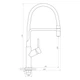 Кухонний змішувач GLOBUSLUX DENVER Flex GDF-32-11-01 - изображение 6