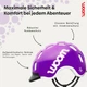 Детский велосипедный шлем Woom с эластомным козырьком и магнитной застежкой - изображение 2