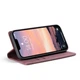 Чехол книжка Caseme с магнитом для iPhone 13 бордовый бумажник - изображение 5