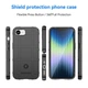 Протиударний чохол Rugged Shield для iPhone 16e чорний гумовий бампер - зображення 4