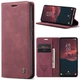 Чехол книжка Caseme с магнитом для iPhone 11 бордовый бумажник - изображение 2