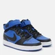 Подростковые высокие кеды для мальчика Nike Court Borough Mid 2 (Gs) CD7782-404 36 Game Royal/Black/White (197594219007) - изображение 2