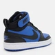 Подростковые высокие кеды для мальчика Nike Court Borough Mid 2 (Gs) CD7782-404 36 Game Royal/Black/White (197594219007) - изображение 4
