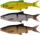 Набір м’яких приманок Savage Gear 3D LB Roach Swim n Jerk 7.5 см 4 г Dirty Roach (5706301574367) - зображення 1