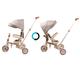 Rowerek trójkołowy Milly Mally Zippy Beige 6378 (5907090700429) - obraz 9