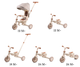 Rowerek trójkołowy Milly Mally Zippy Beige 6378 (5907090700429) - obraz 11