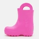 Детские резиновые сапоги для девочки Crocs Handle It Rain Boot T 211056-6TW 22-23 (C6) Pink Crush (198445173530) - изображение 3