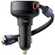 Автомобильное Зарядное Устройство Baseus Enjoyment Pro Car Charger C+Retractable C & iP Cable 60W black - изображение 1