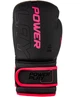 Боксерские перчатки PowerPlay 3024 Ultra Mat 12 унций Черно-Розовые (PP_3024_12oz_Bl/Pink) - изображение 2