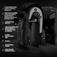 Боксерские перчатки PowerPlay 3086 Matt Challenger 10 унций Черные (PP_3086_10oz_Black) - изображение 4
