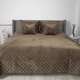 Покрывало двуспальное ТЕП Velour Ромб круглый 4-00516_33943 180х240 см кофейное 5232750 - изображение 1