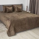 Покрывало двуспальное ТЕП Velour Ромб круглый 4-00516_33943 180х240 см кофейное 5232750 - изображение 2