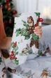 Новорічна гобеленова кухонна рукавиця Squirrel, 32х15см ПРОВАНС 041749 - зображення 4