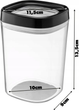 Zestaw pojemnikow Kadax Duna 60 ml 1 l 1.8 l 3 szt (5903699472699) - obraz 4