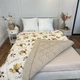 Одеяло двуспальное открытое двустороннее из овечьей шерсти Arda Camell wool 21437 175х215 см бежевое 5149157 - изображение 2
