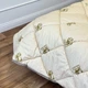 Ковдра полуторна стьобана зимова зі штучної вовни Leri Max Pur Wool 21469 150х210 см коричнева 5149678 - зображення 3