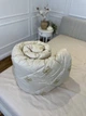 Одеяло полуторное закрытое зимнее из шерсти Leri Max Pure Wool 21500 150х210 см бежевое 5150422 - изображение 8