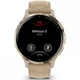 Смарт-часы Garmin Venu3S Soft Gold S.Steel Bezel w.French GrayCase and Leather Band (010-02785-55) - изображение 2