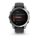 Смарт-годинник Garmin Fenix ​​E 47mm AMOLED Stainless Steel with Black Silicone Band (010-03025-02/00) - зображення 2