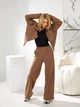 Жіночий теплий костюм на блискавці (кофта + штани) Uaclothes 42-44 Капучино (like35488-159081349) - изображение 2