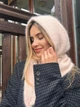 Капор з зав’язками і замком ангоровий Zefur One size бежевий - изображение 4