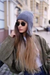 Шапка-вушанка з ангори Zefur One size сіра - изображение 7