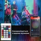 Умная смарт гирлянда роса usb для елки с кольцом для новогоднего декора Smart Lights RGB Bluetooth + пульт светодиодная разноцветная юсб штора конский хвост с управлением через смартфон высота 2 метра 200 LED (MTL22) - изображение 5