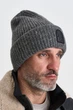 Тепла чоловіча шапка з логотипом Parajumpers 8156 S/M - изображение 3