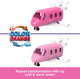 Набір іграшок Mattel Mini Barbieland літак з фігуркою 960-2444 (194735245260) - зображення 2