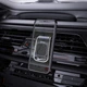 Холдер Hoco CA74 Universe air outlet magnetic car holder Чорний Сріблястий - изображение 3