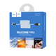 Кабель Hoco X21 Silicone Type-c charging cable Black & White - зображення 2