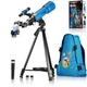 Телескоп Bresser Junior 70/400 Blue с адаптером для смартфона + рюкзак (8850610WX) 4915000 - изображение 1