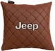 Подушка в авто EVAtech ECO 30 x 30 см Jeep коричневый ромб с коричневой нитью (SPSCSZZV014) - изображение 1