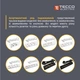 Сетевой удлинитель TECCO 3м 4 поста white (8681277841477) - изображение 3