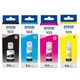 Чернила оригинальные Epson 103 Multipack премиум комплект набор для заправки струйных принтеров картриджей контейнер бутылки 4 цвета EcoTank экономичные долговечные моделей L1110 L1250 L3110 L3150 L3160 L3210 L5190 водорастворимые принтера картриджа - изображение 2