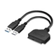 Адаптер Sata To USB 3.0+2.0 Hard Drive HDD/SSD 2.5 Inches External Hard Drive 22 Pin Sata III Cable Black - изображение 1
