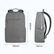 Серый рюкзак для ноутбука Wiwu Pilot Backpack 15.6 дюймов для студентов и деловых поездок - изображение 7