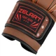 Перчатки боксерские кожаные ZELART BO-3843 (размер 14oz, коричневый-черный) - изображение 5