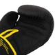 Перчатки боксерские PU HARD TOUCH BO-4658 (размер 10oz, Черный-золотой) (BO-4658_Черный-золотой_10_унц) - изображение 4