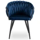 Комплект из двух мягких кресел Just Relax Toskana Navy Blue velour - изображение 2