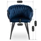 Комплект из двух мягких кресел Just Relax Toskana Navy Blue velour - изображение 5