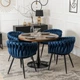 Комплект из двух мягких кресел Just Relax Toskana Navy Blue velour - изображение 8