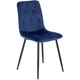 Комплект из 4 мягких кресел Just Relax ROBIN Navy Blue velour - изображение 1