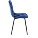 Комплект из 4 мягких кресел Just Relax ROBIN Navy Blue velour - изображение 3