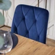 Комплект из 4 мягких кресел Just Relax ROBIN Navy Blue velour - изображение 10