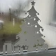 Новогодняя наклейка на окно Елочка с подарками 40х43см (Елка новогодний декор стен самоклейка) глянцевая Белый (HP-027M-010GL) - изображение 9