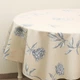 Скатерть круглая MBM HOME "Тоскана" 160 cм бежевая с принтом (KT-20 BEIGE/PRINT) - изображение 1