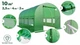 Теплица, парник 10м2 (4 x 2,5х2 м) Garden Rosa - изображение 3